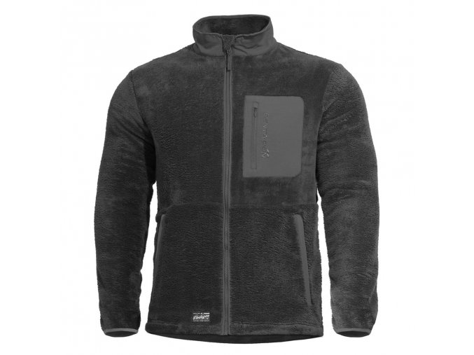 Mikina GRIZZLY FULL-ZIP ČERNÁ