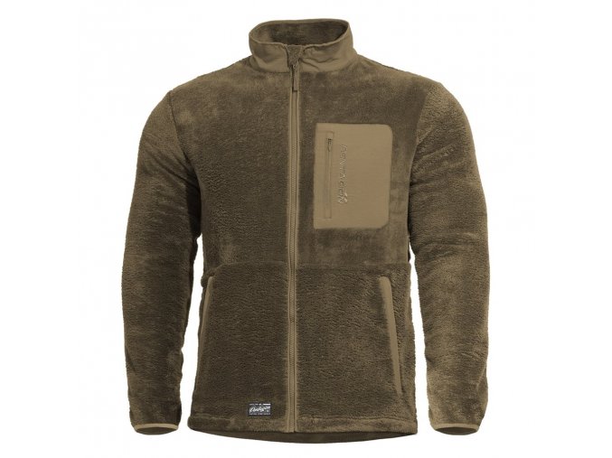 Mikina GRIZZLY FULL-ZIP COYOTE