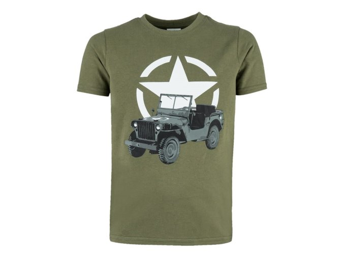 Triko dětské JEEP krátký rukáv (velikost 110-116)