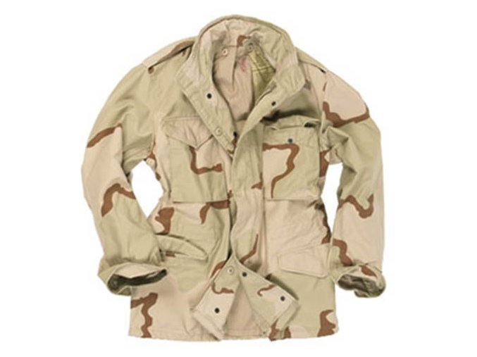 Bunda US M65 3-COL DESERT použitá (velikost M-L)