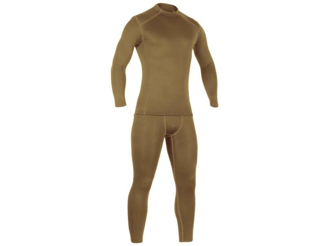 Komplet funkční spodky a triko SECOND SKIN LEVEL II COYOTE (velikost L)