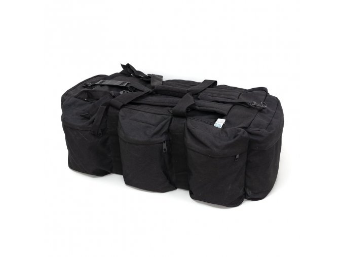 Taška/batoh transportní velká 6 bočních kapes ČERNÁ použitá