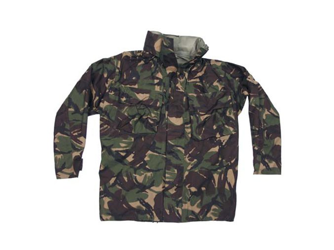 Bunda britská GORETEX DPM s kapucí v límci použitá (velikost 170/096)