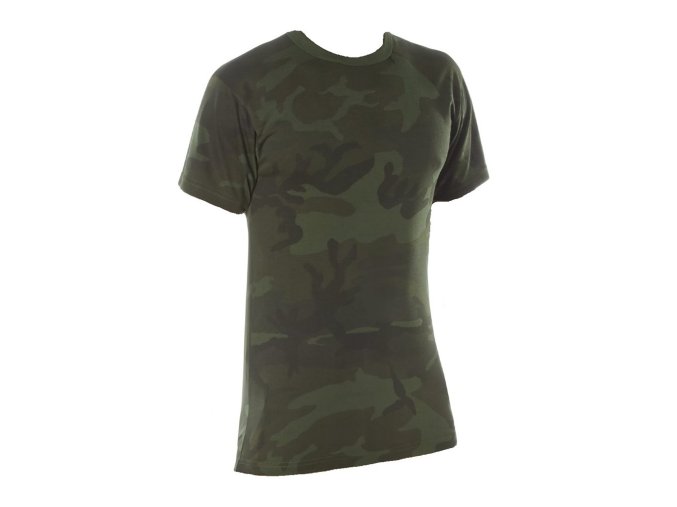 Triko prodloužené funkční Dry Moisture Wicking MIDNIGHT WOODLAND CAMO (velikost 3XL)