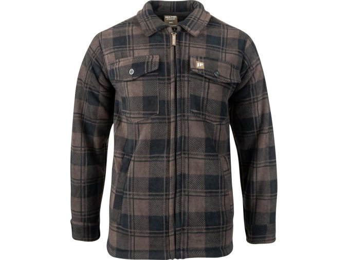 Košile TUNDRA zateplená HNĚDÁ (velikost 3XL)