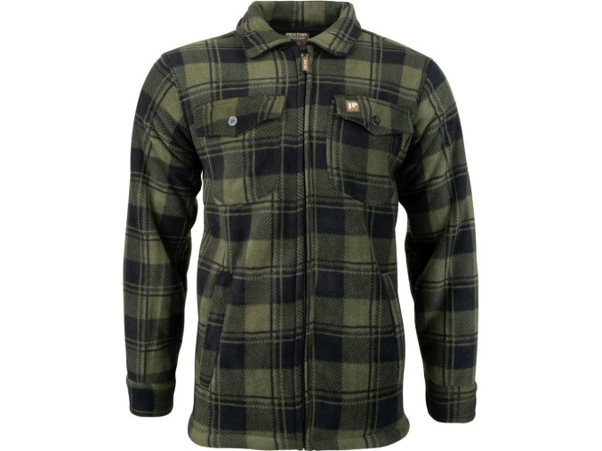 Košile TUNDRA zateplená ZELENÁ (velikost 3XL)