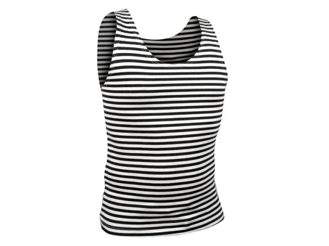 Tílko MARINE proužkované ČERNÉ (velikost 3XL)