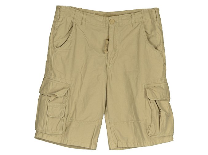 Kraťasy US AVIATOR předeprané KHAKI (velikost S)