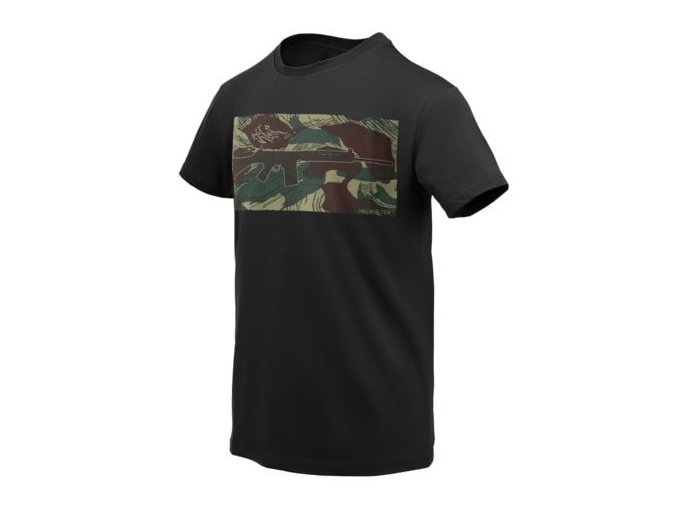 Triko FN FAL ČERNÉ/RHODESIAN CAMO (velikost 3XL)