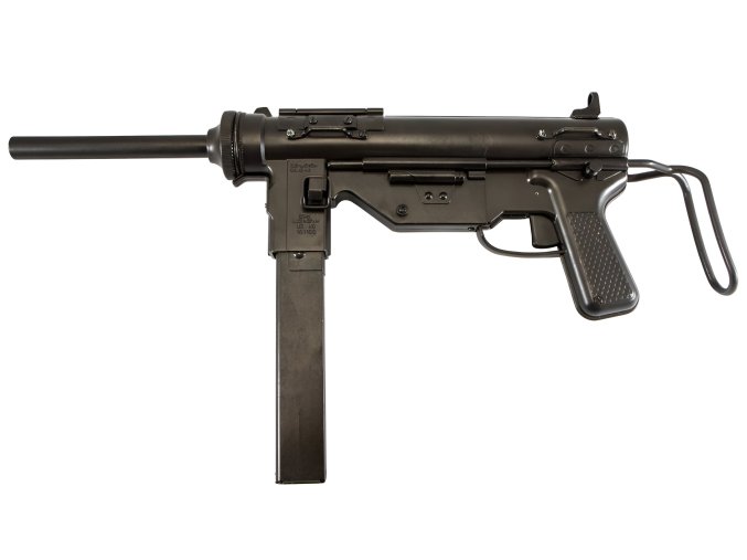 Replika samopal M3 Grease Gun, USA 1942