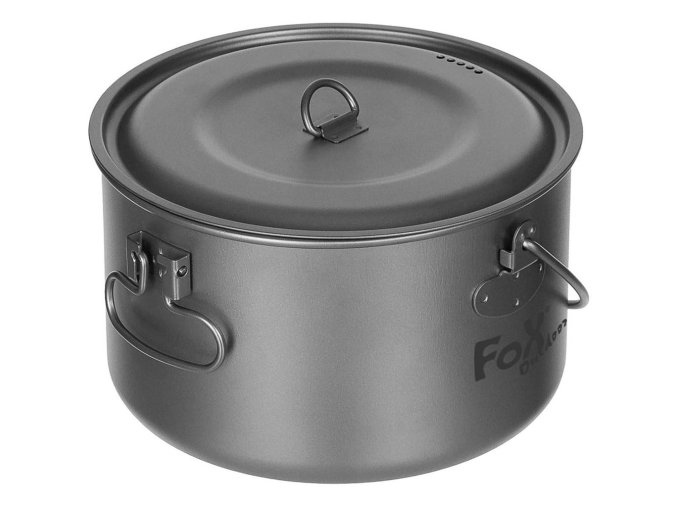 Hrnec FOX s pokličkou 1,95 l široký TITANOVÝ