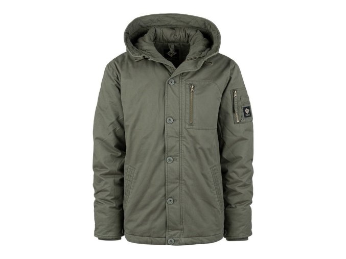 Bunda parka COMMANDER ARMY ZELENÁ (velikost 3XL)