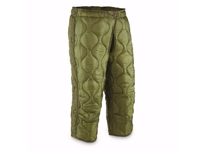 Vložka US do kalhot cold weather 3/4 rozepínací ZELENÁ (velikost XS/S-R)
