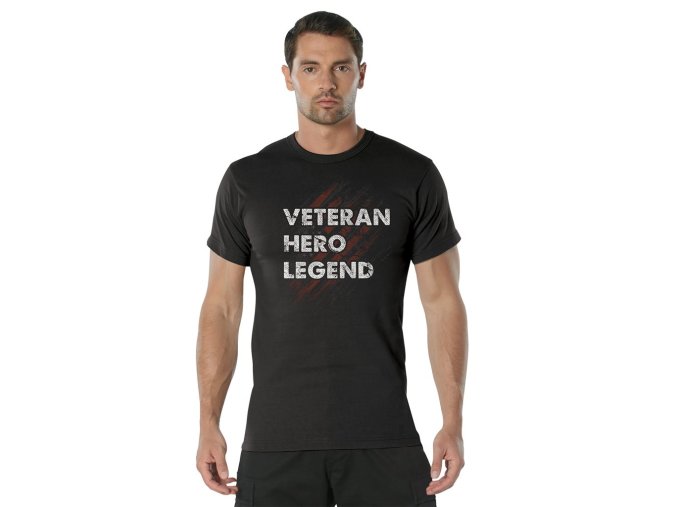Triko VETERAN HERO LEGEND ČERNÉ (velikost 3XL)