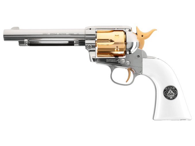 Vzduchový revolver Colt SAA .45 Diabolo Smoke Wagon