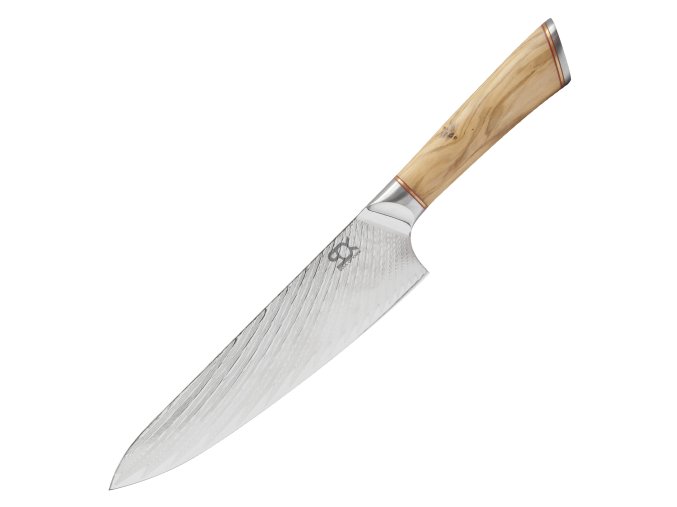 Nůž SOK Sunshine Damascus Olive Chef