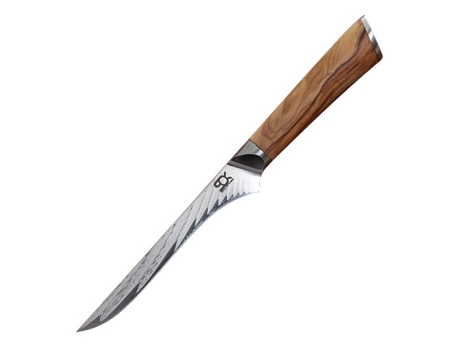 Nůž SOK Sunshine Damascus Olive Boning