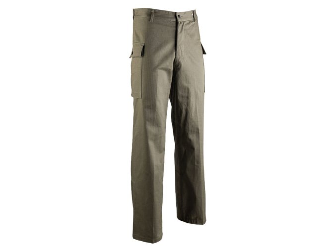 Kalhoty US No.7 HBT repro ZELENÉ (velikost L)