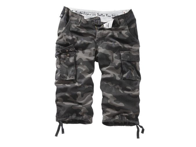 Tříčtvrťáky TROOPER LEGEND 3/4 BLACK CAMO (velikost S)