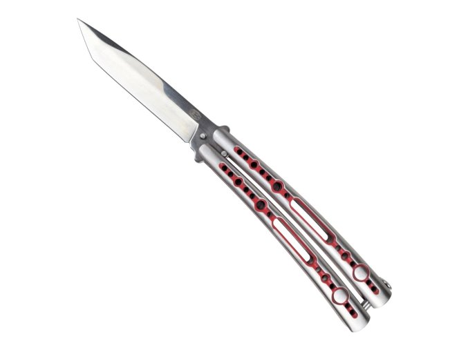 Nůž motýlek SCK Butterfly Tanto Steel Red