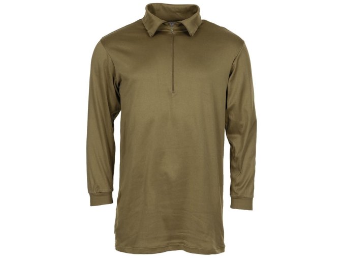 Triko prodloužené s límpcem na zip ŠVÝCARSKÉ ZELENÉ (velikost 3XL)