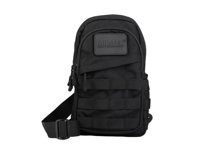 Batoh CROSSBODY s MOLLE vazbou ČERNÝ