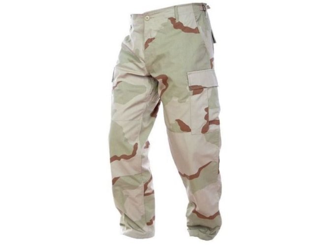 Kalhoty US BDU polní 3-COL DESERT rip-stop použité (velikost S-R)