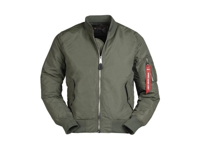 Bunda bomber MA1 SUMMER ZELENÁ (velikost 3XL)