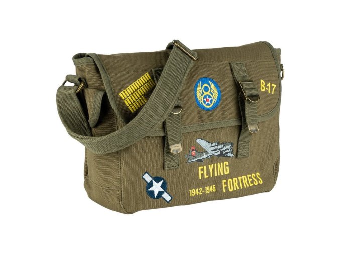 Taška přes rameno B-17 FLYING FORTRESS plátěná