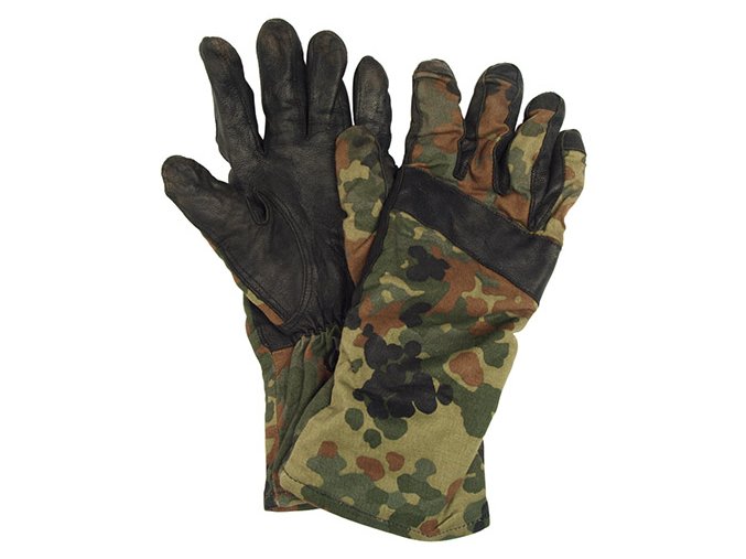 Rukavice BW kožené FLECKTARN použité (velikost 9)
