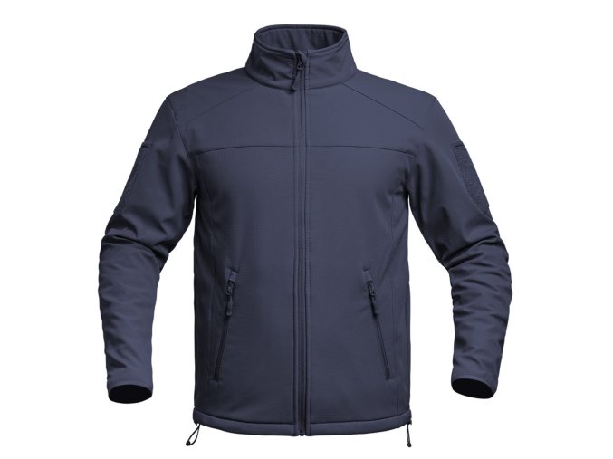 Bunda FIGHTER softshell MODRÁ (velikost 3XL)