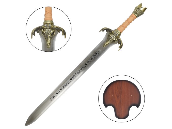 Meč Barbar Conan, Father's sword, plaketa