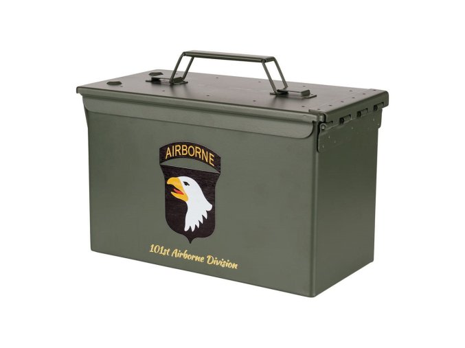 Bedna na munici CAL.50 101st Airborne ZELENÁ