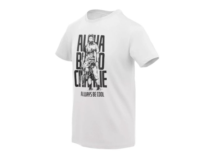 Triko ALFA BRAVO CHARLIE BÍLÉ (velikost 3XL)