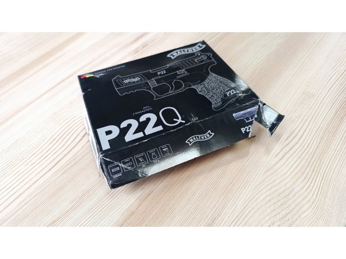 BAZAR - Airsoft Pistole Walther P22Q černá Metal Slide ASG