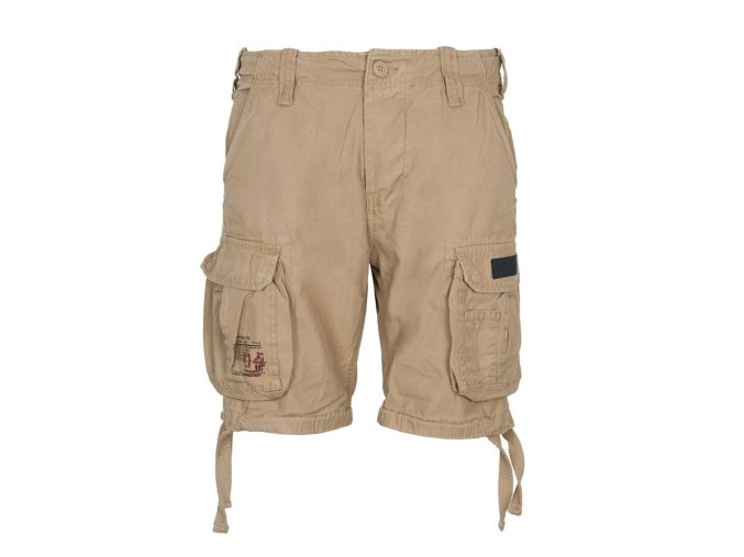Kraťasy AIRBORNE VINTAGE s nášivkou KHAKI (velikost 3XL)