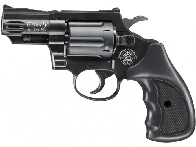 Plynový revolver Smith&Wesson Grizzly černý cal.9mm