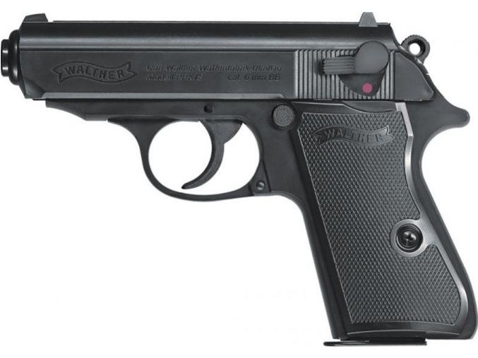 Airsoft Pistole Walther PPK/S černá Metal Slide ASG