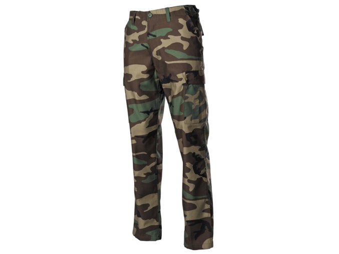 Kalhoty US střih BDU WOODLAND