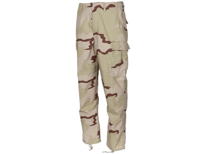 Kalhoty US střih BDU rip-stop 3-COL DESERT