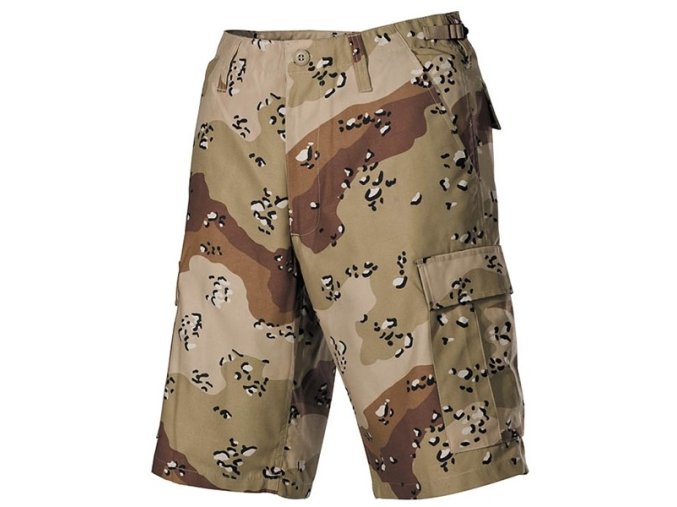 Kraťasy US BDU boční kapsy 6-COL DESERT