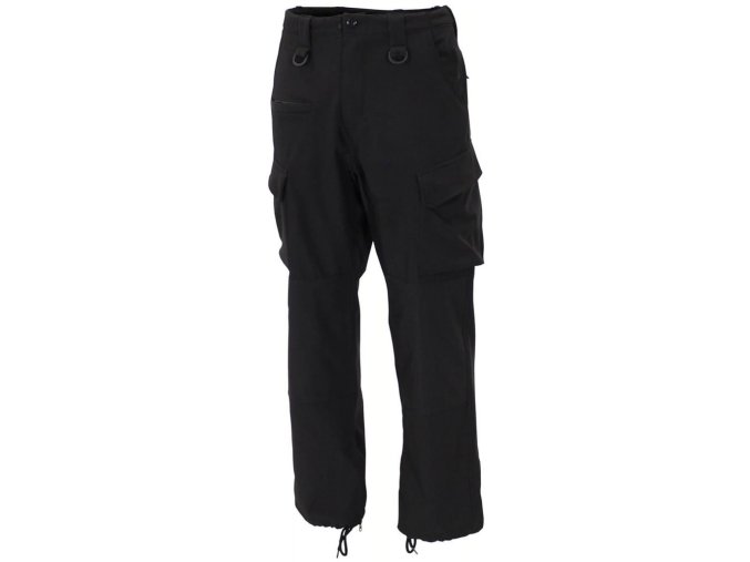 Kalhoty nepromokavé ALLROUND softshell ČERNÉ