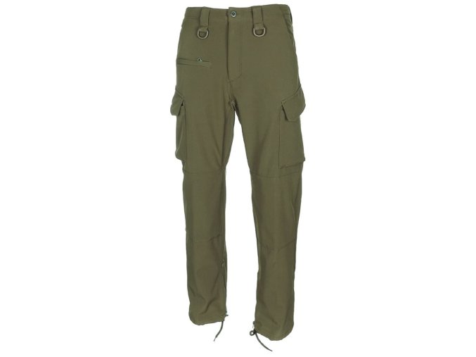 Kalhoty nepromokavé ALLROUND softshell ZELENÉ