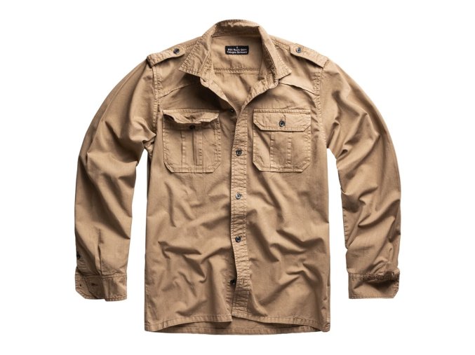 Košile M65 BASIC s dlouhým rukávem KHAKI
