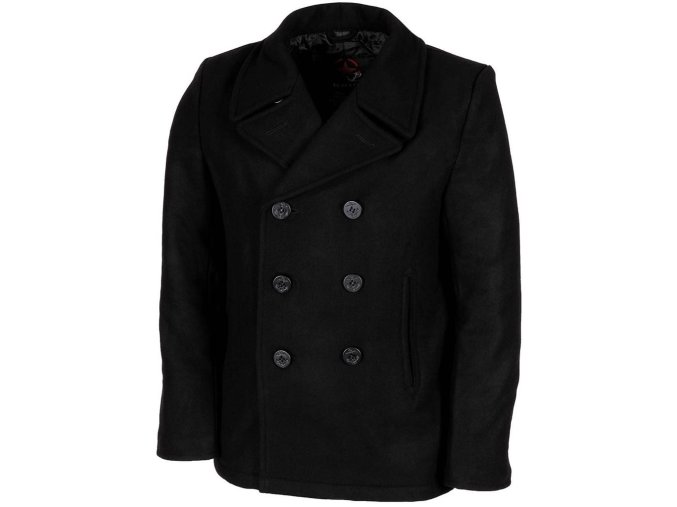 Kabát US Pea Coat ČERNÝ