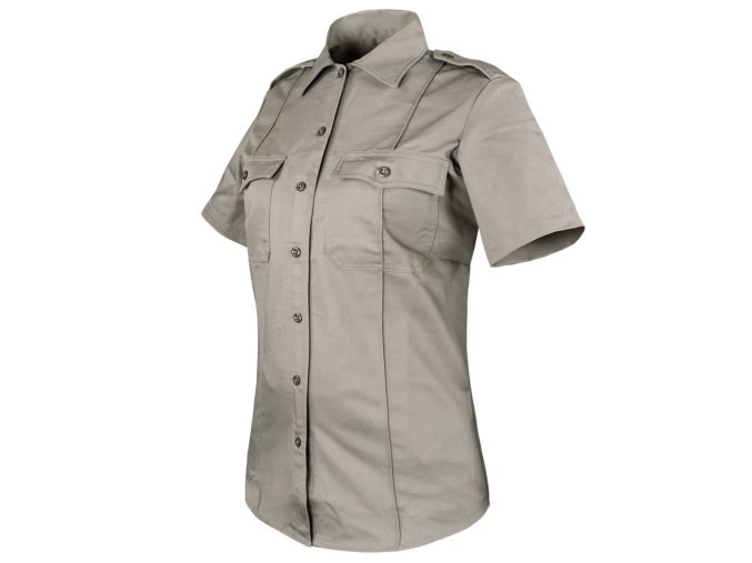 Košile dámská CLASS UNIFORM krátký rukáv SILVER TAN