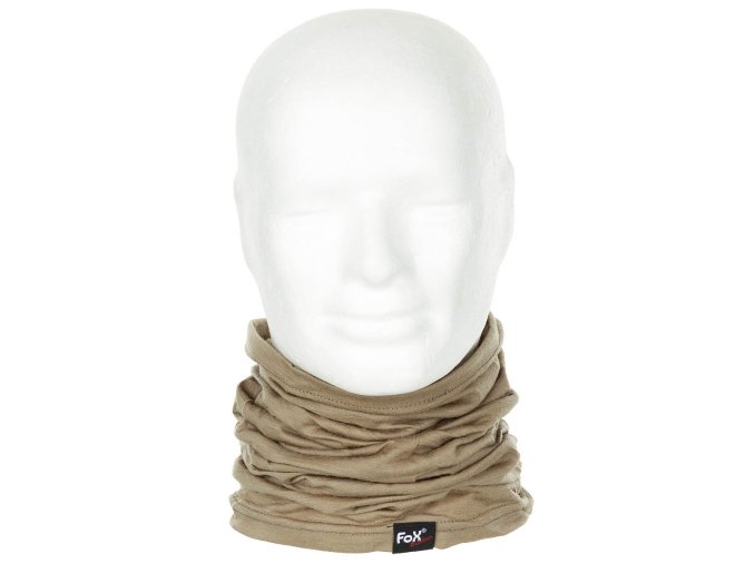 Šátek multifunkční MERINO LITE COYOTE