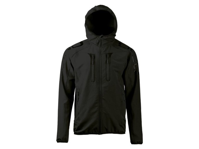Bunda softshellová DYNAMIC FORCE FLEX-TECH ČERNÁ