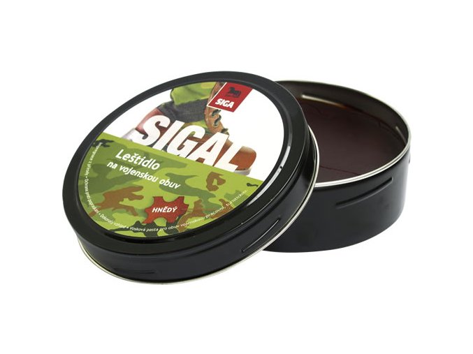 Leštidlo na obuv vojenské 100g HNĚDÉ