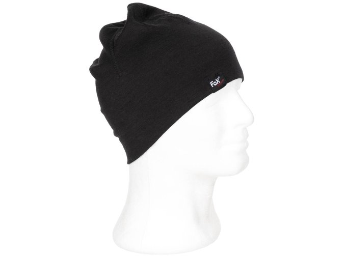 Čepice BEANIE MERINO LITE ČERNÁ